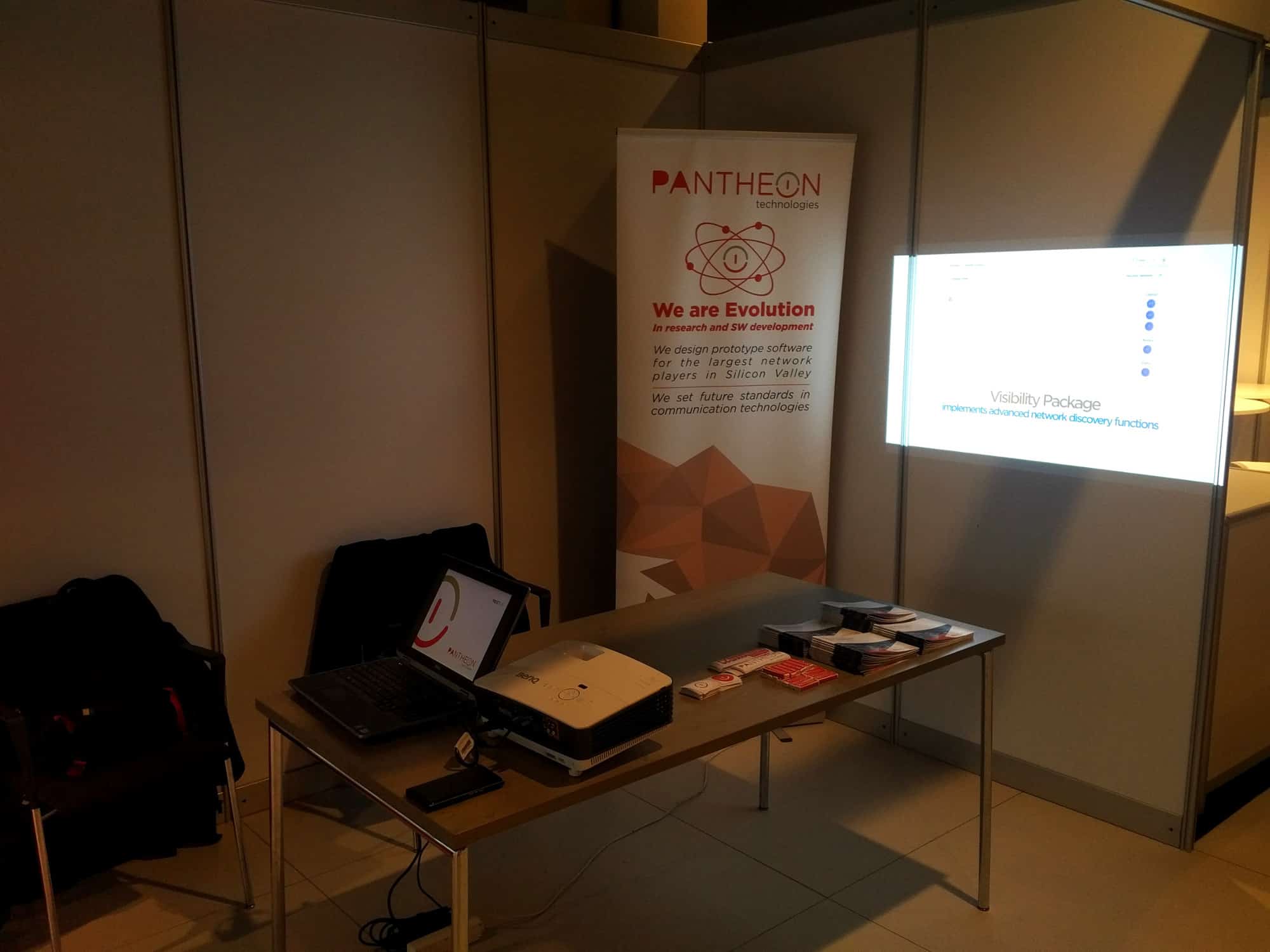 Pantheon Technologies booth @ SDN NFV, Hague