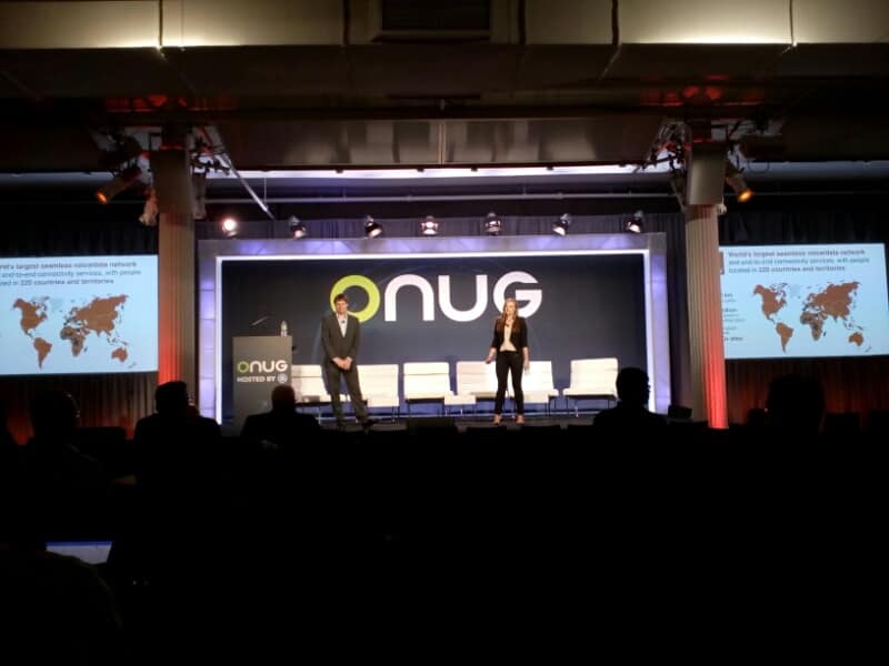 ONUG 2017 stage