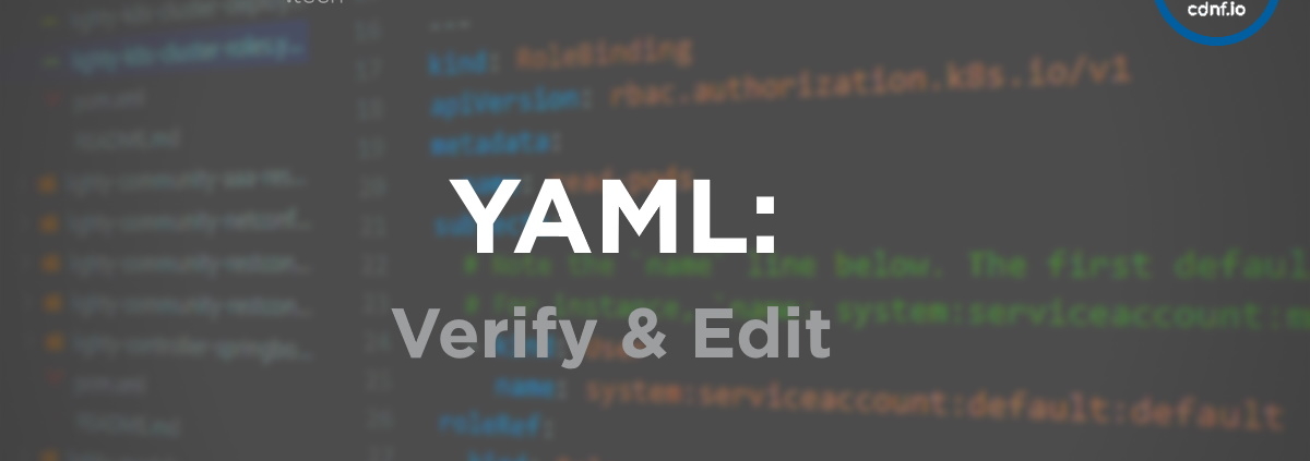 CDNF.io YAML Editor