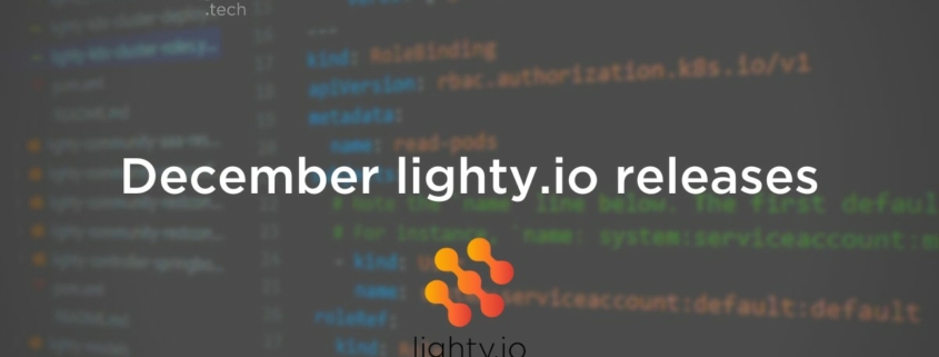 december releases in the lighty.io